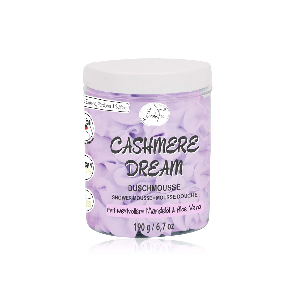 Badefee Körper Shower Mousse Duschmousse Cashmere Dream 190 g