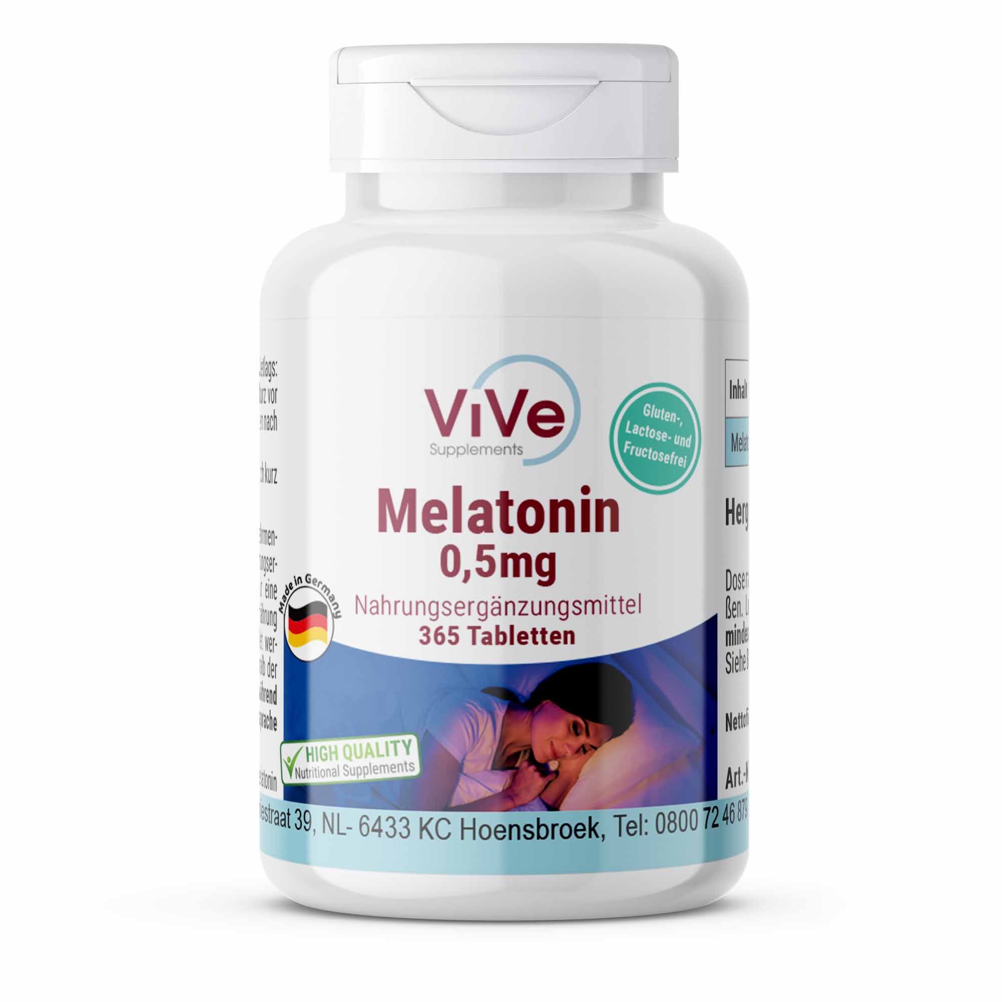 Vive Supplements | Melatonin 0;5mg 365 St