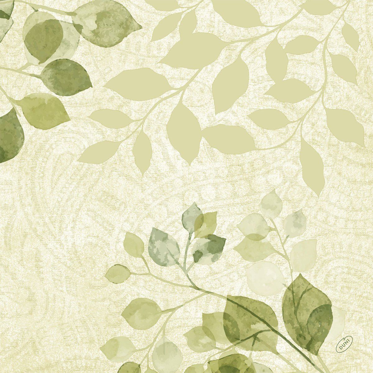 Bio-Dunisoft-Servietten 40x40cm Paisley leaves 2160 St Tücher