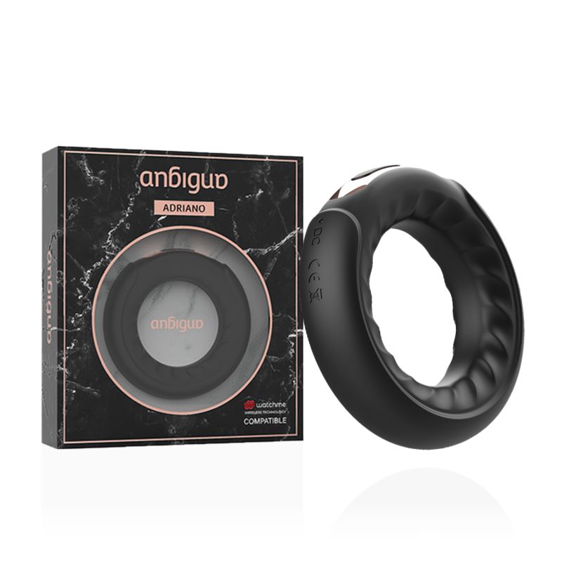 Anbiguo - Vibrierender Penis- und Hodenring mit 7 Modi & Dualmotor 1 St
