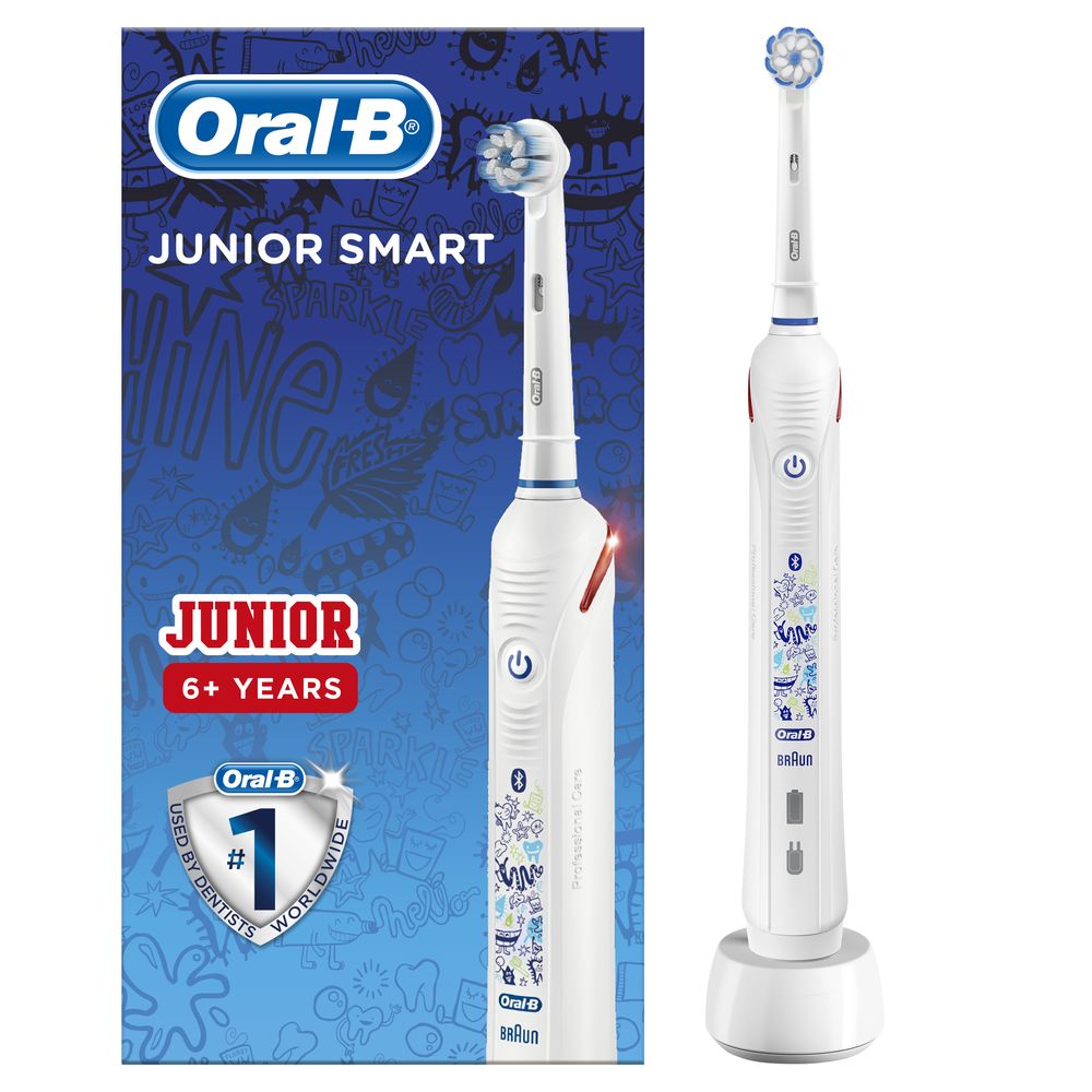 Oral-B - Elektrische Zahnbürste "Junior Smart" in Weiß