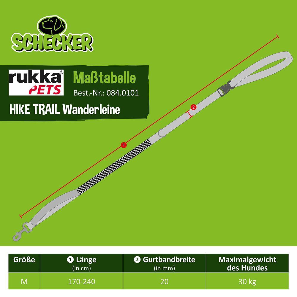 Rukka® HIKE TRAIL Wanderleine - Hundeleine