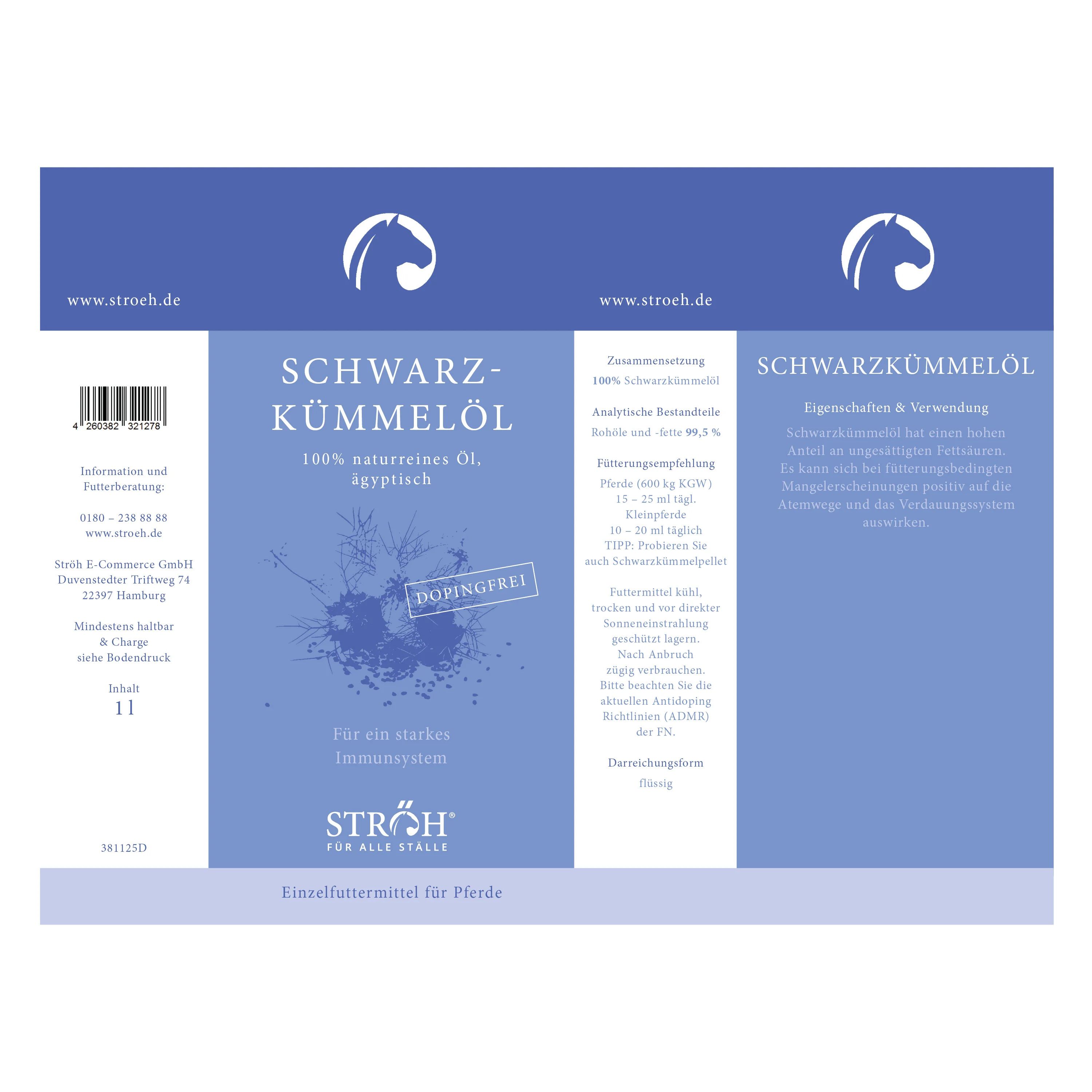 STRÖH Schwarzkümmelöl