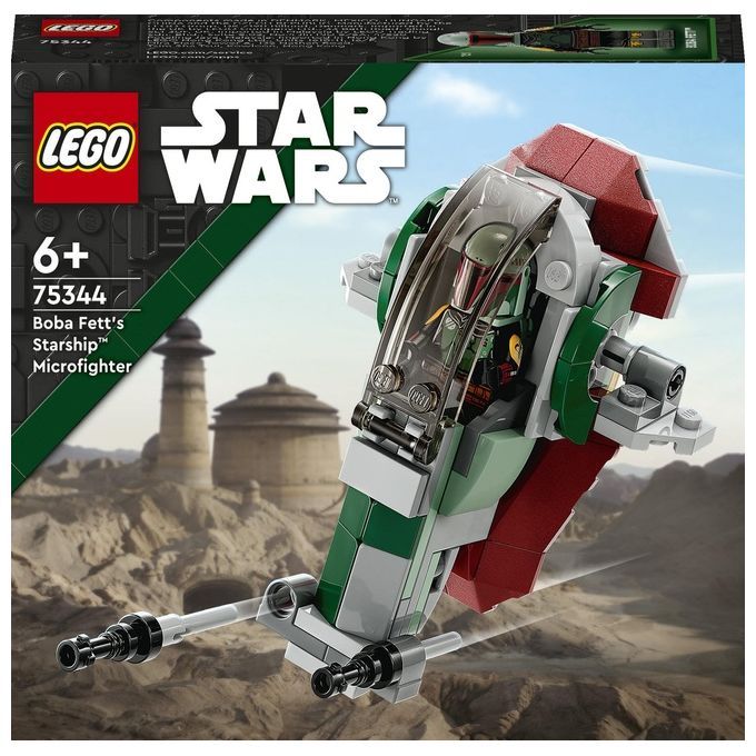 LEGO Star Wars 75344 Astronave di Boba Fett Microfighter Giocattolo, M