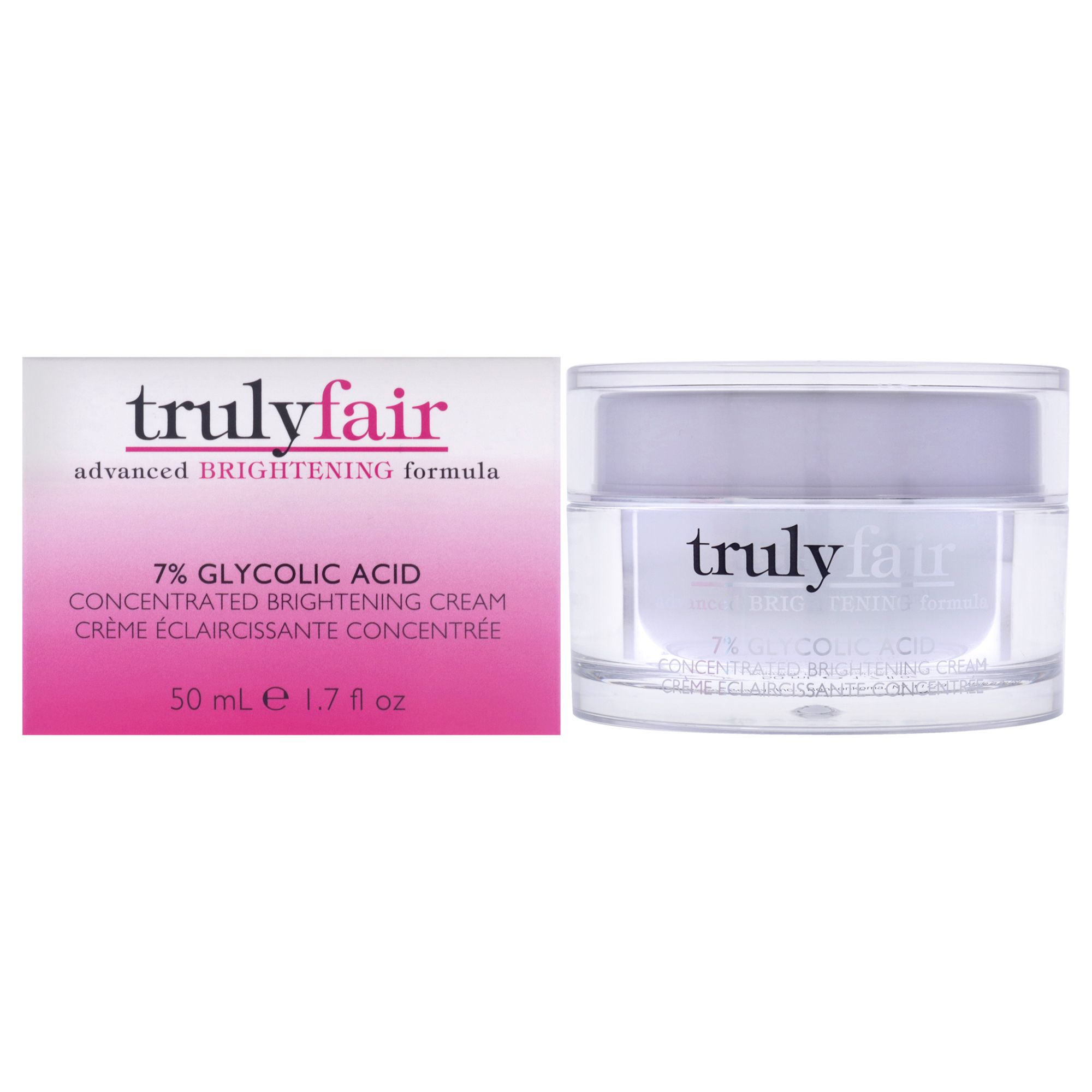 7 Percent Glycolic Acid Concentrated Brightening Cream by Truly Fair for Unisex 50,28 ml