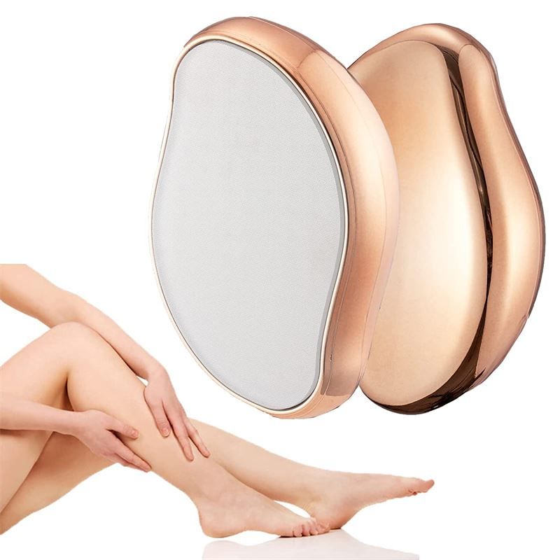 UNIQ Crystal Hair Eraser - Epilierer mit Kristall für schmerzlose Haarentfernung - Gold
