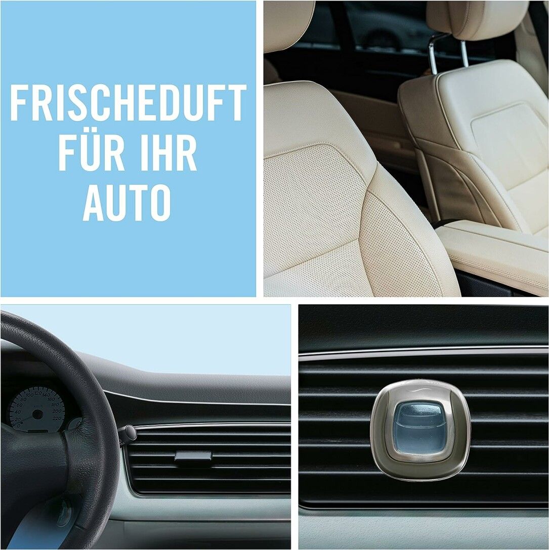 Febreze 6 Stk Auto Lufterfrischer Reine Frische, Auto Duft Gegen Gerüche