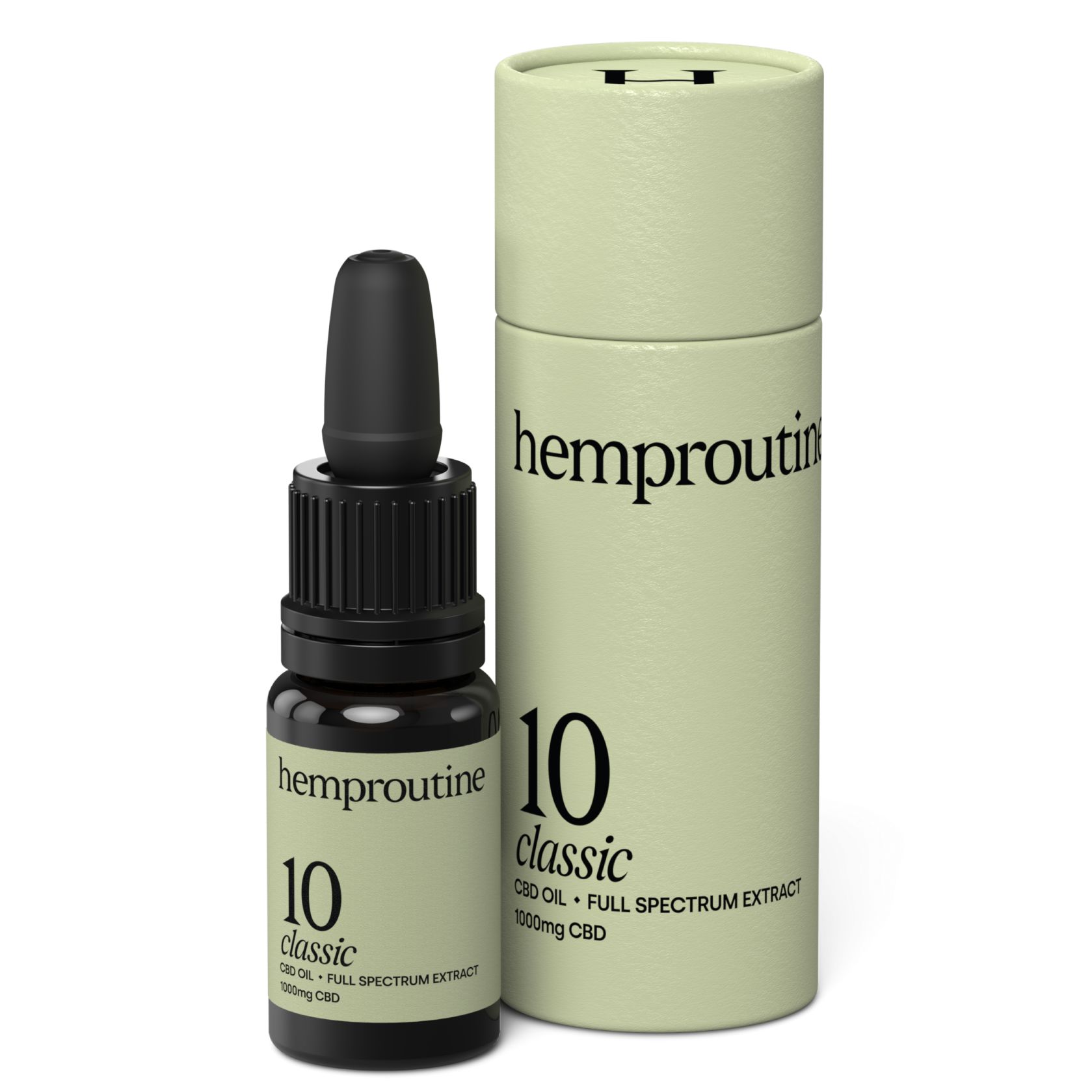 Olio di CBD a spettro completo 10% 10 ml Gocce orali