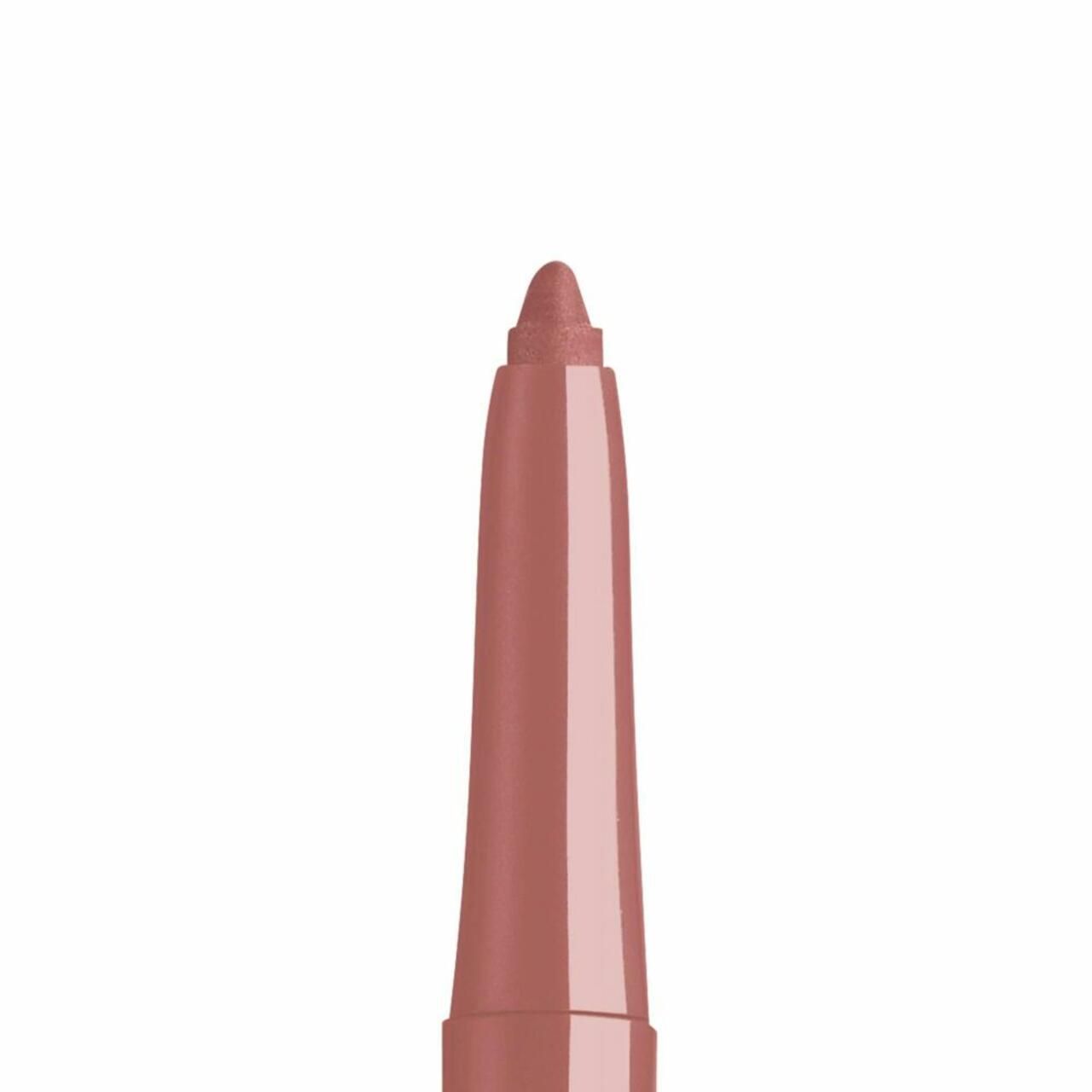 Lippenstift in Rosa. Spitze, zylindrische Form. Auf weißem Hintergrund.
