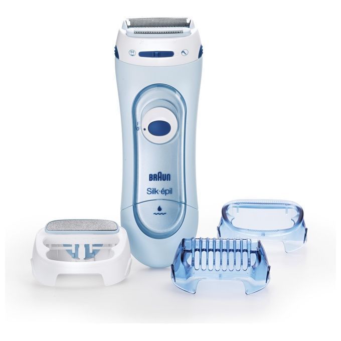 Braun - Elektrische Rasierer für Frauen "Silk-épil Lady Shaver LS 5160" in Blau