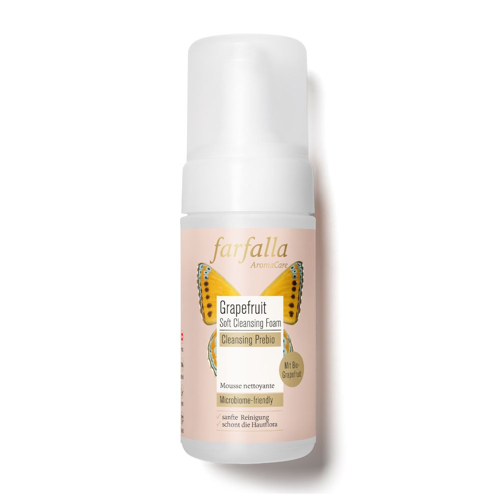 Farfalla Grapefruit Sanfter Reinigungsschaum Cleansing Prebio 120 ml Schaum