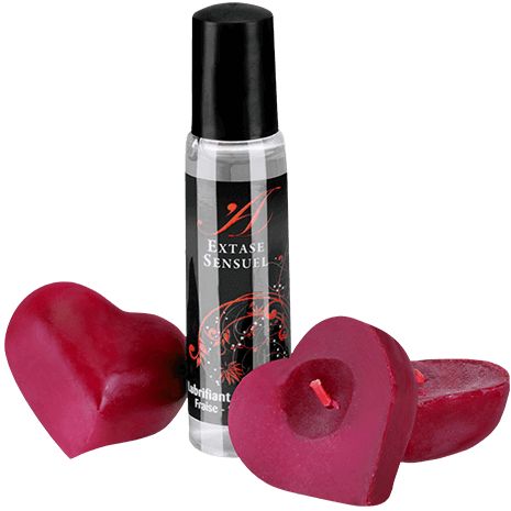 Extase Sensual - Seidiges Massageöl mit Kerze 30 ml