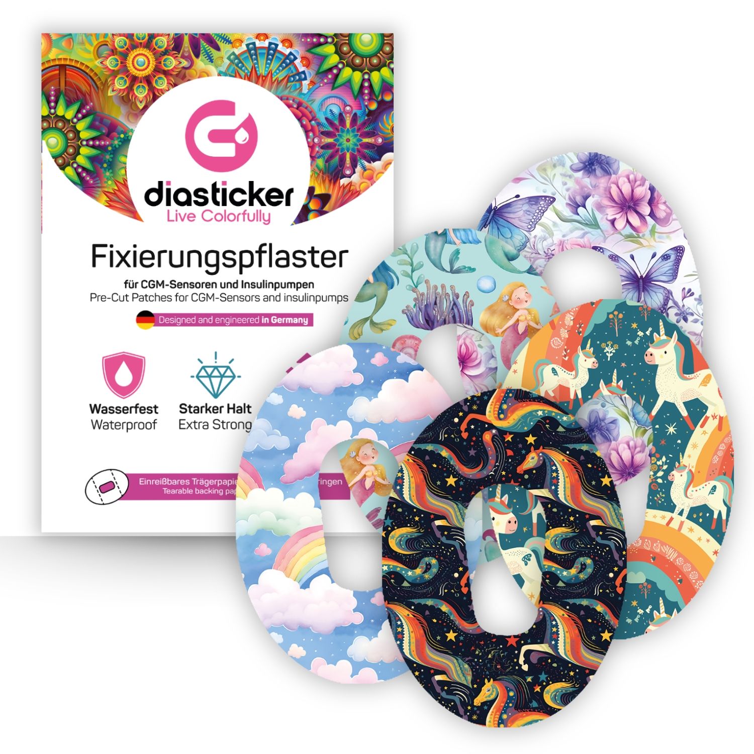 Diasticker® Dexcom G6 Fixiertapes "Fairytale Collection"