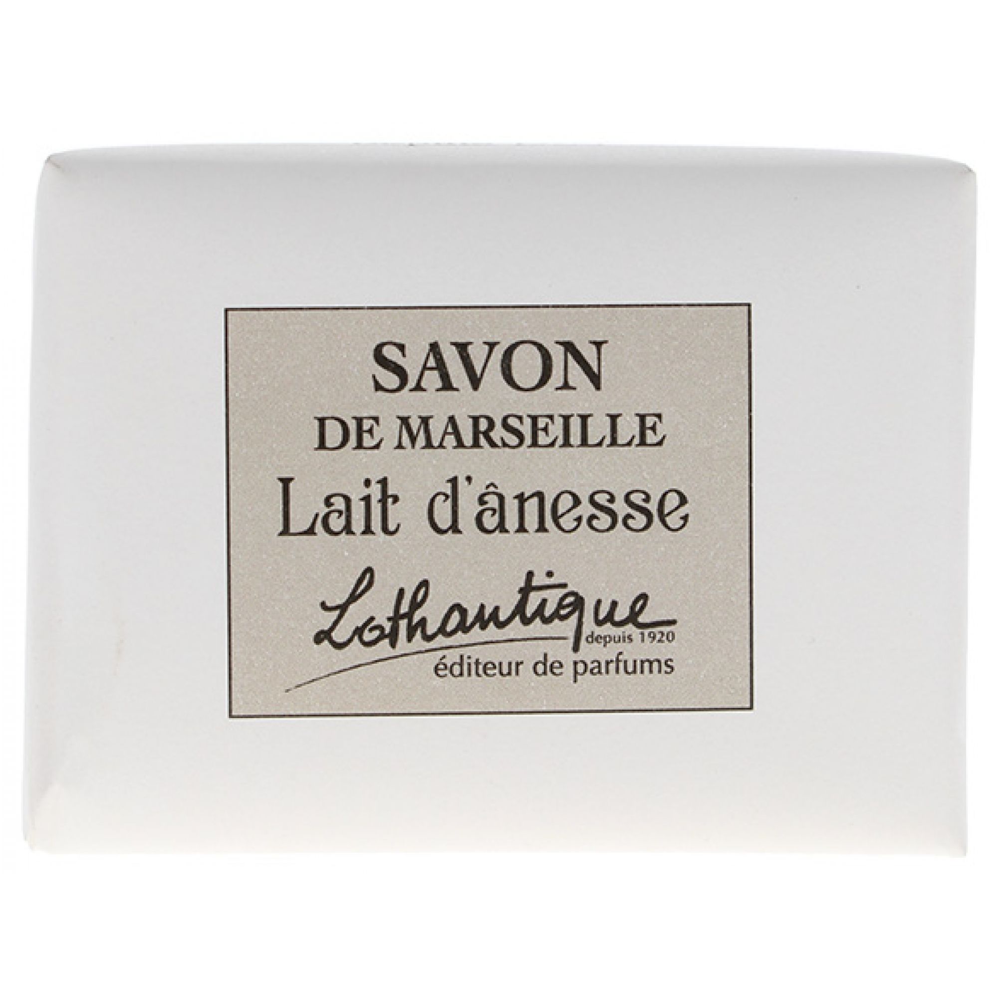 Lothantique Marseille Seife mit Eselsmilch 6,5x2,5x6,5 cm