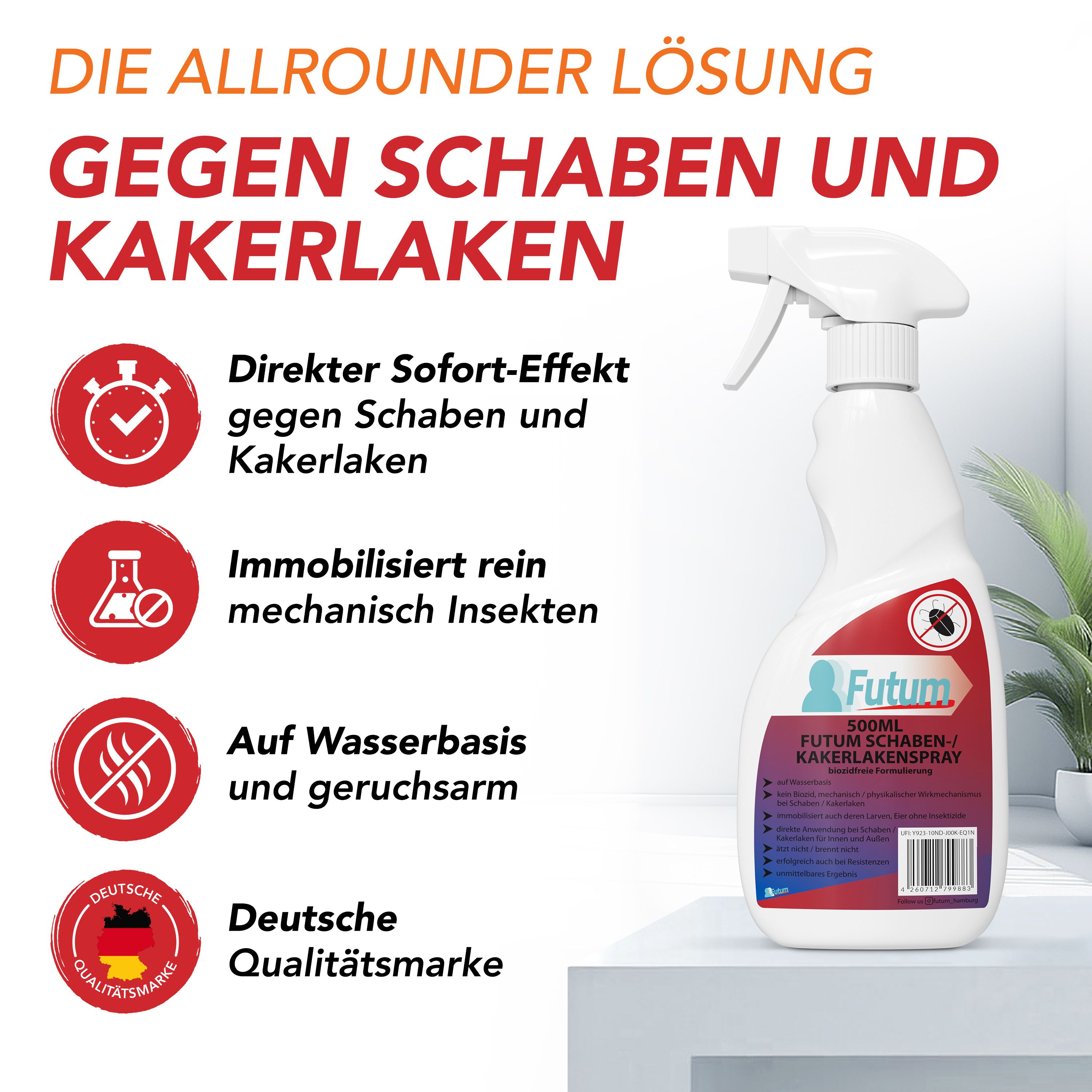 FUTUM Kakerlakenspray