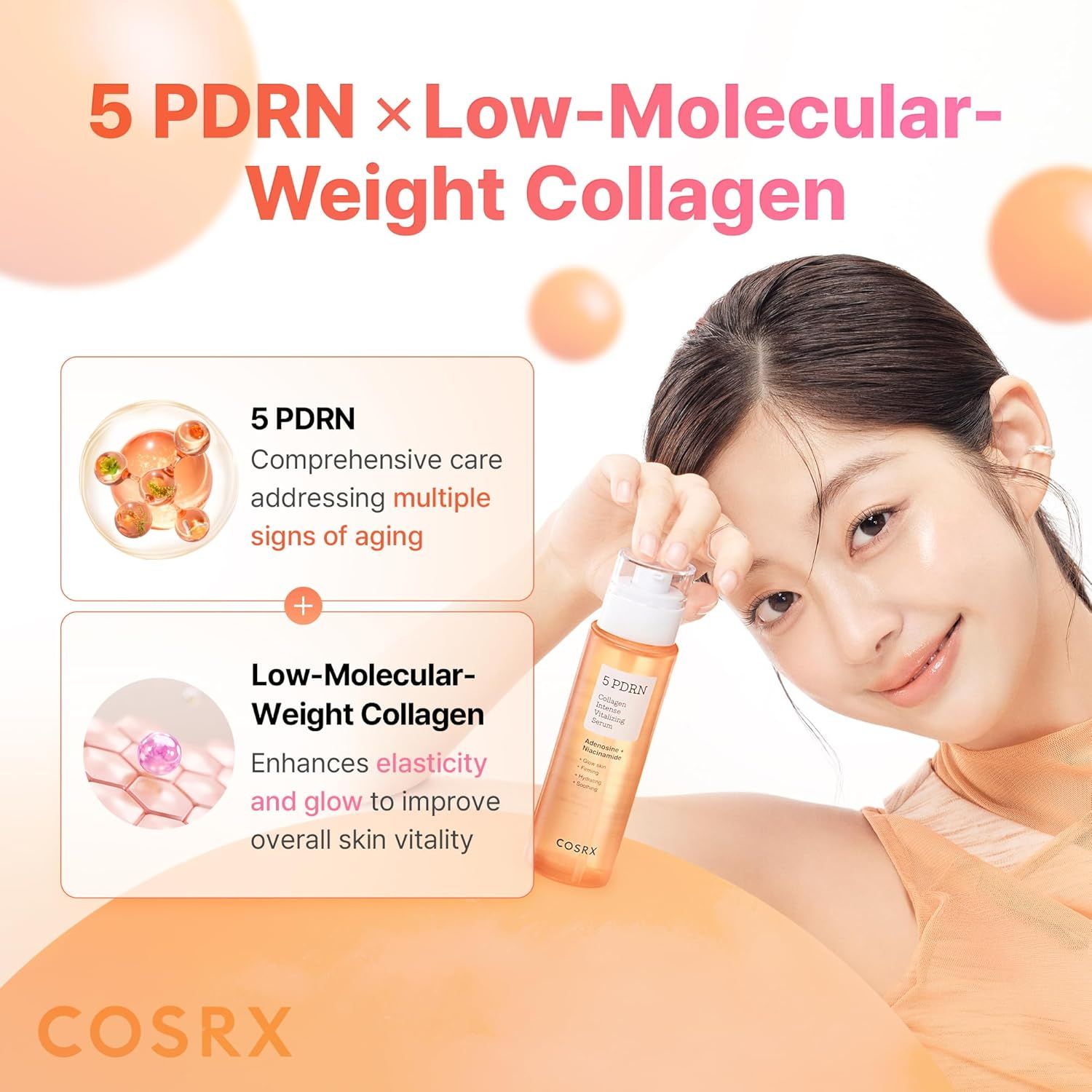 COSRX 5 PDRN Collagen Intense Vitalizing Serum