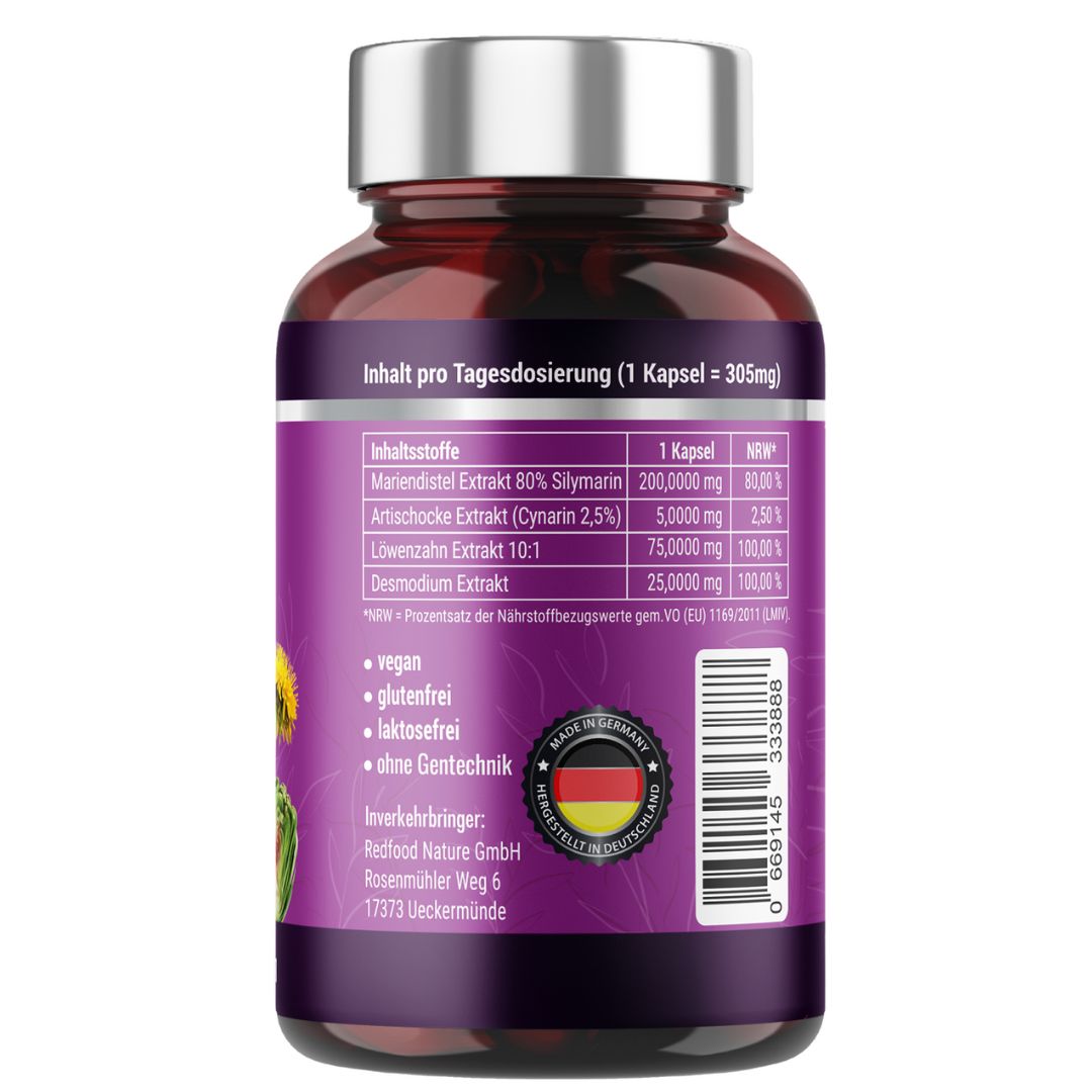 Redfood® Mariendistel Komplex Kapseln