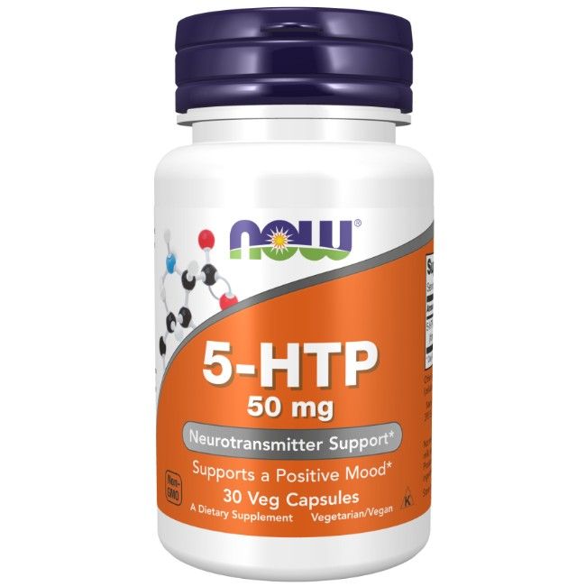 Now Foods 5-Htp (Hydroxytryptophan) 50 mg 30 Pc
