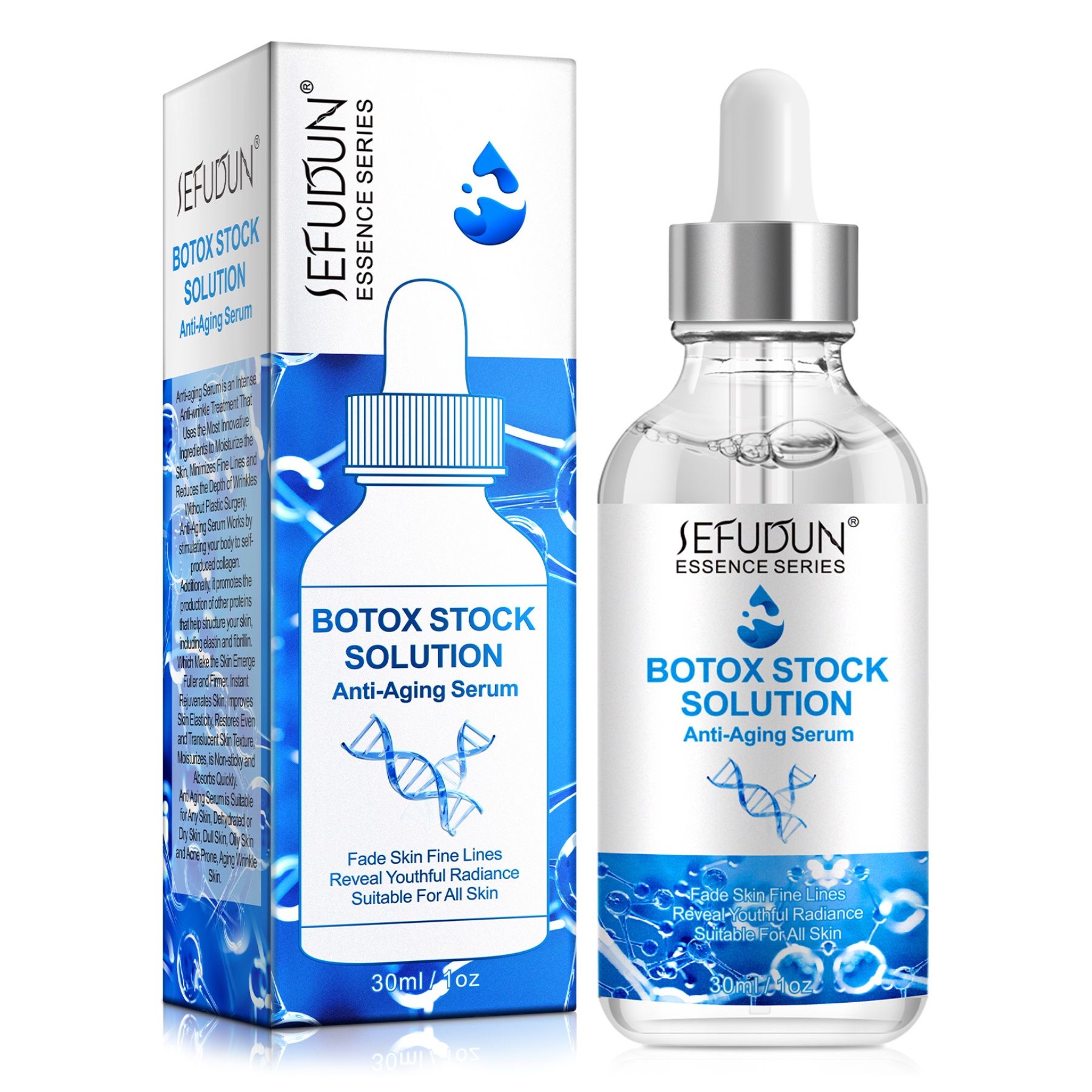 Aliver Gesichtsserum Botox-Solution Anti-Aging für Gesicht 1x30 ml Serum