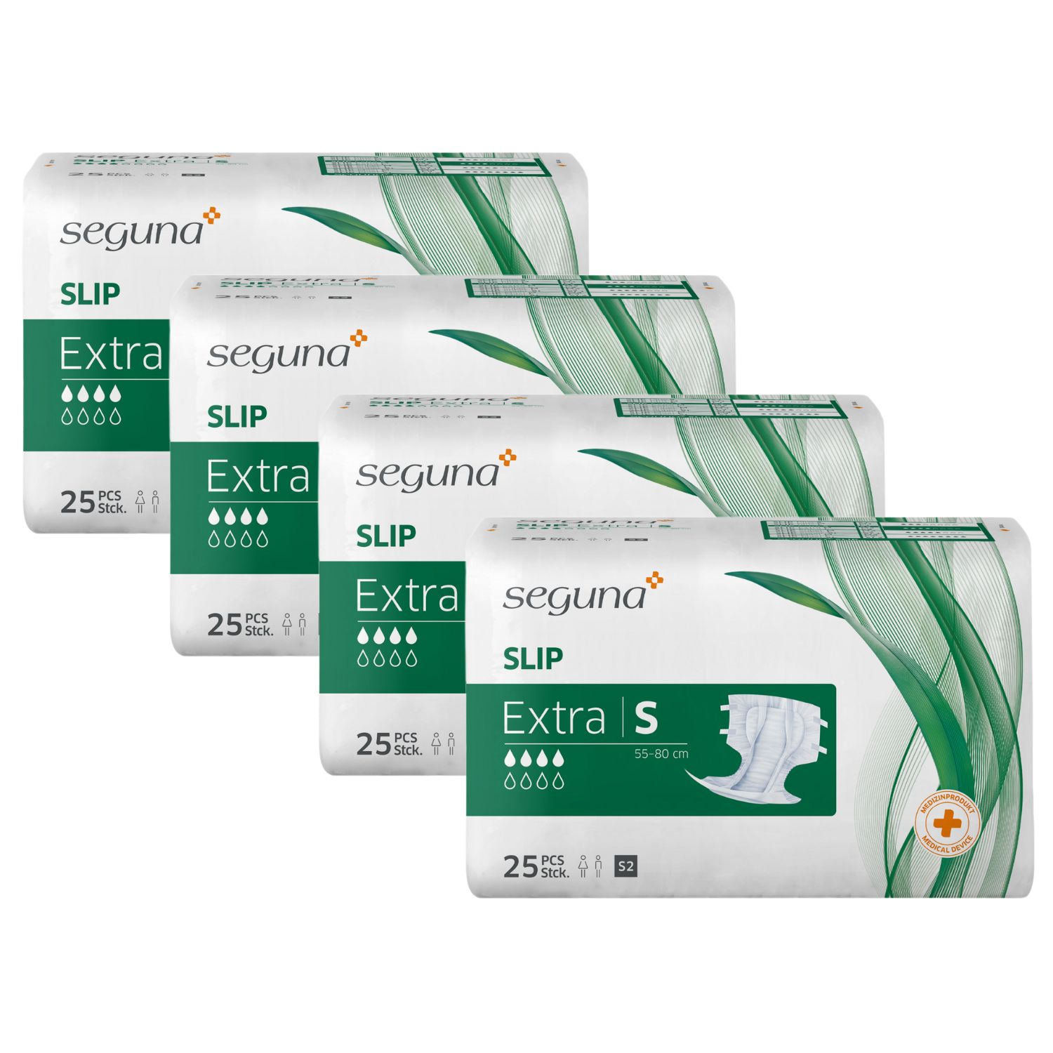 Seguna Slip Extra 4x25 St