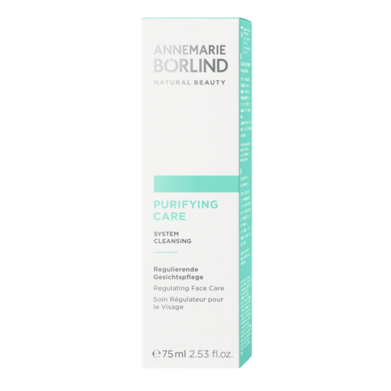 Weiße Tube mit Produktnamen und Text. 75ml. Marke: ANNEMARIE BÖRLIND.
