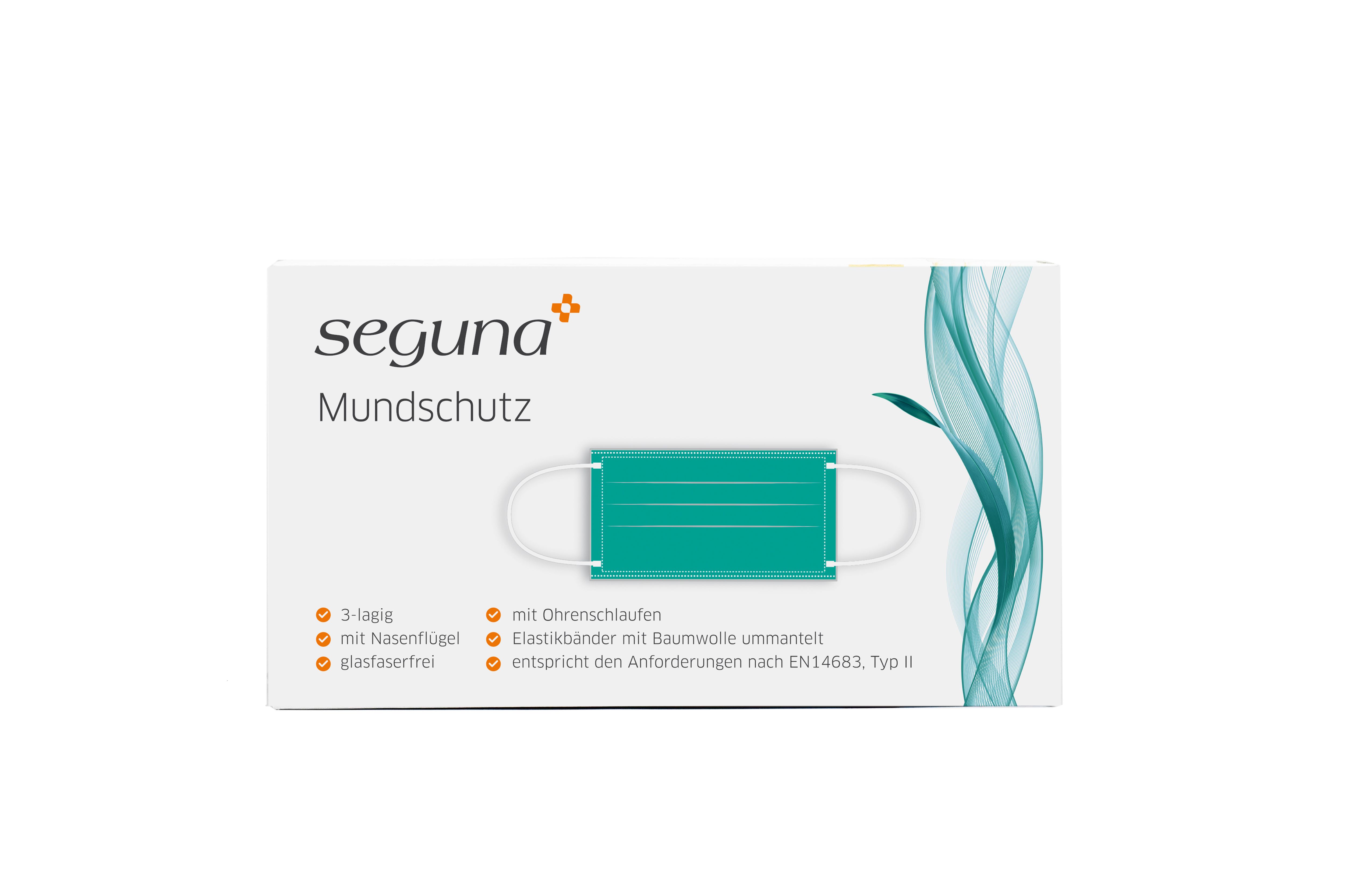 SEGUNA HYGIENE Mundschutz, 3-lagig, 50 Stück