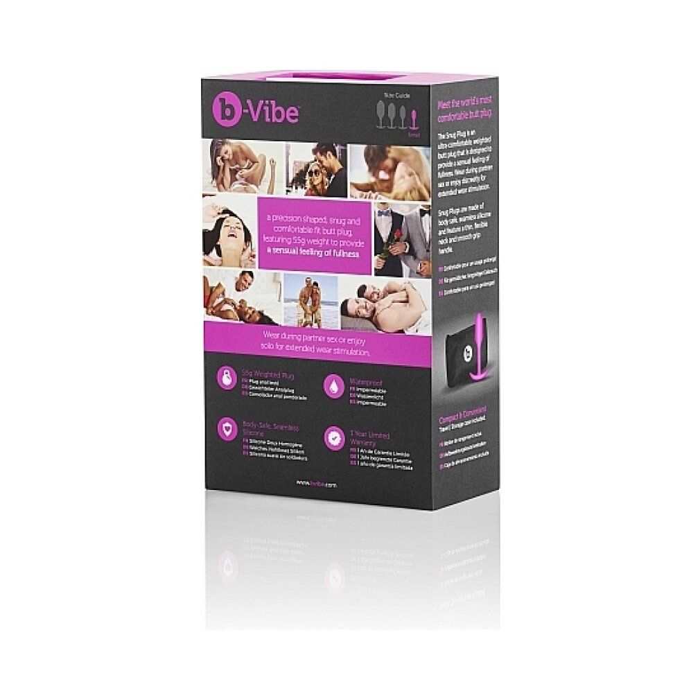 Produktverpackung mit Produktname und Logo. Bilder und Text auf der Verpackung.