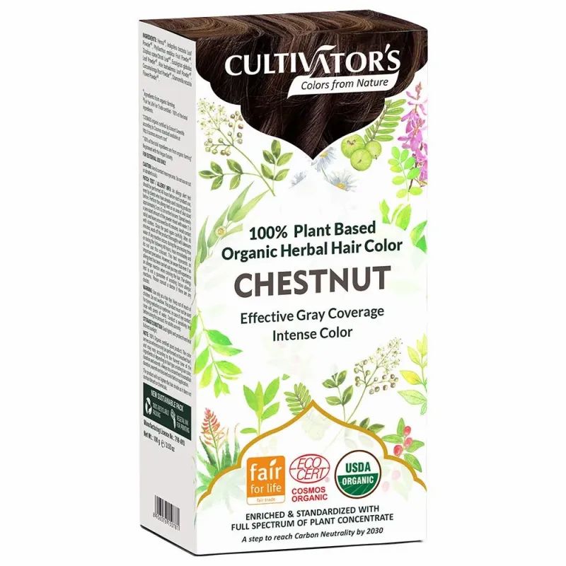 CULTIVATOR'S - Natürliche Pflanzenhaarfarbe Kastanie