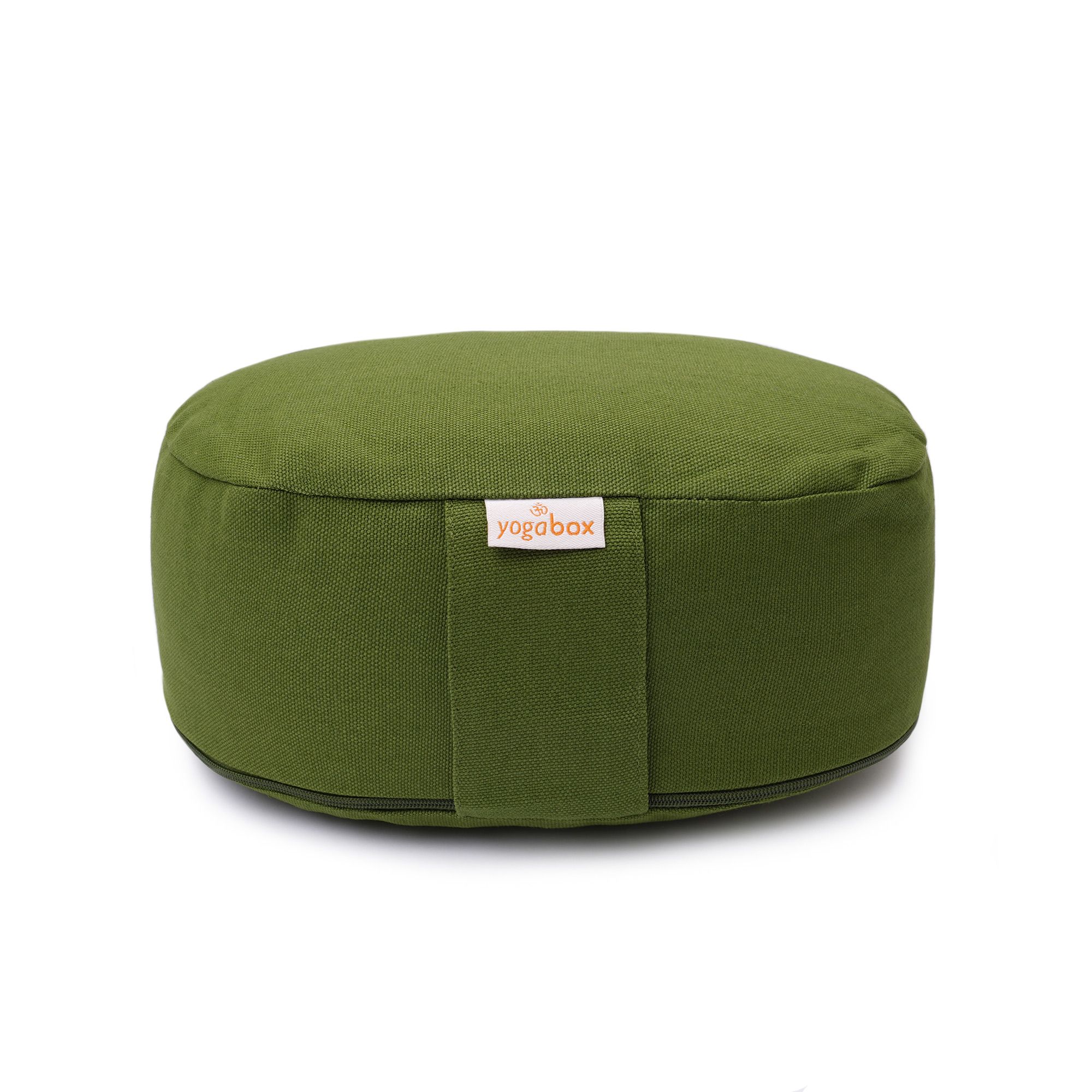 yogabox Yogilino® Reise Meditationskissen mini oval Basic - olivgrün 26 x 21 9 cm 1 St