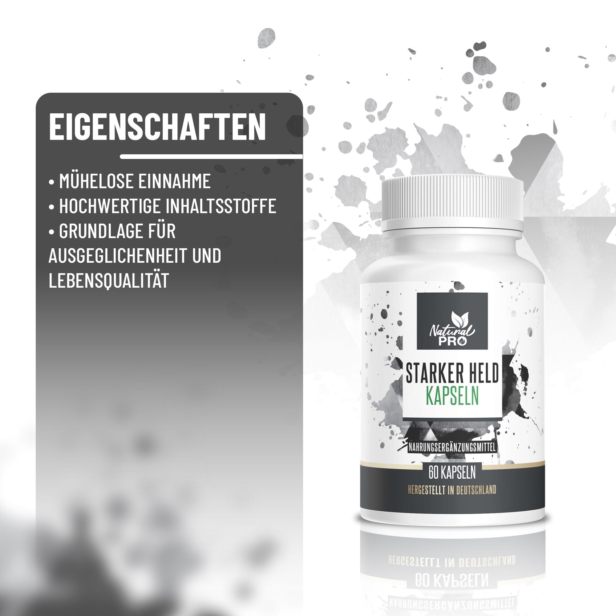 Starker Held Kapseln für Männer | Natural Pro