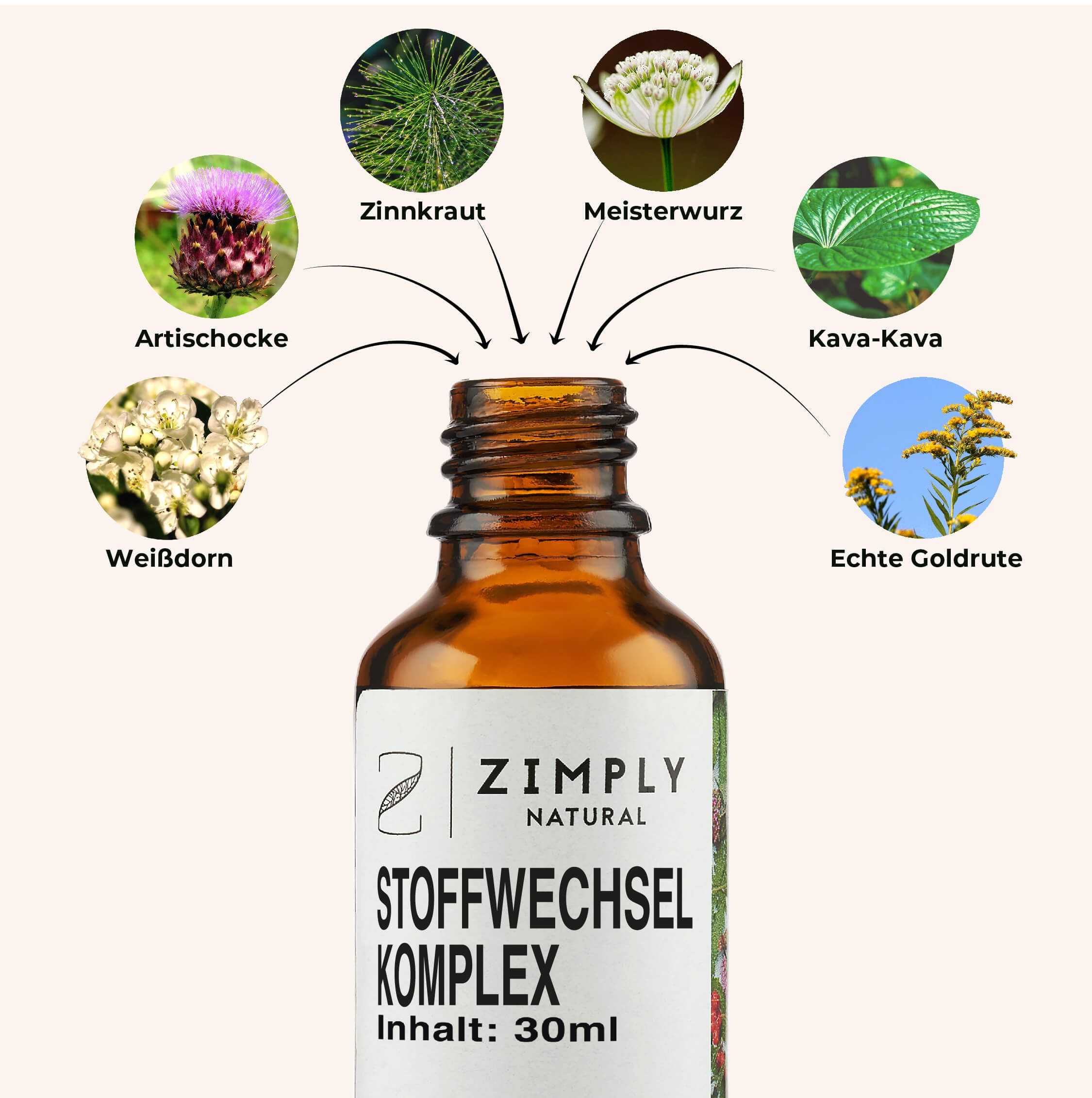 ZIMPLY NATURAL Stoffwechsel Komplex Spray