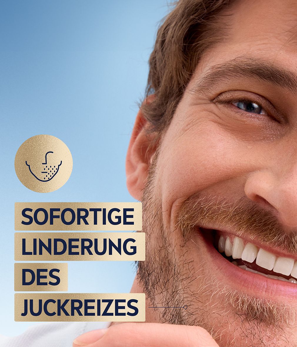 NIVEA MEN Bart & Gesichtspflege Gel Sensitive 24h Feuchtigkeit lindernd