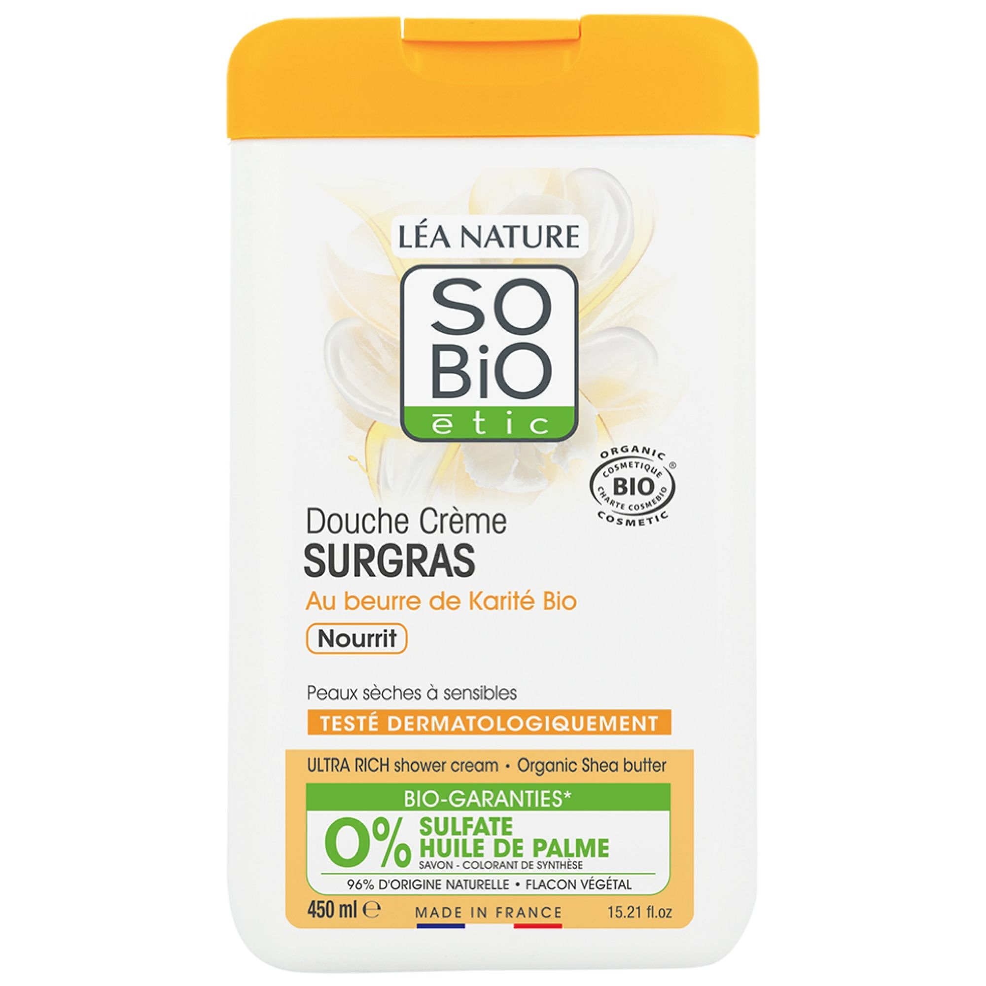 Léa Nature SO BIO étic Duschcreme Überfettung Bio Sheabutter 16,5x9x4 cm