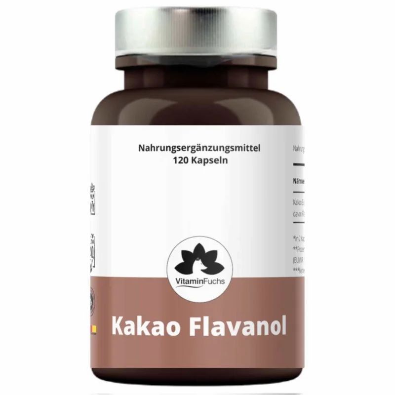 Kakao Flavanol Kapseln von VitaminFuchs
