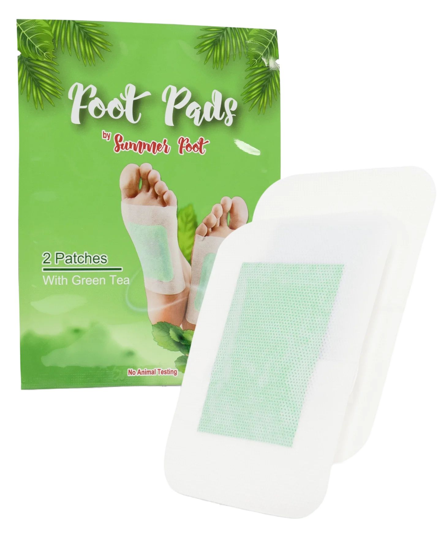 Summer Foot - Fußpads mit Grünteeöl (für 10 Anwendungen)