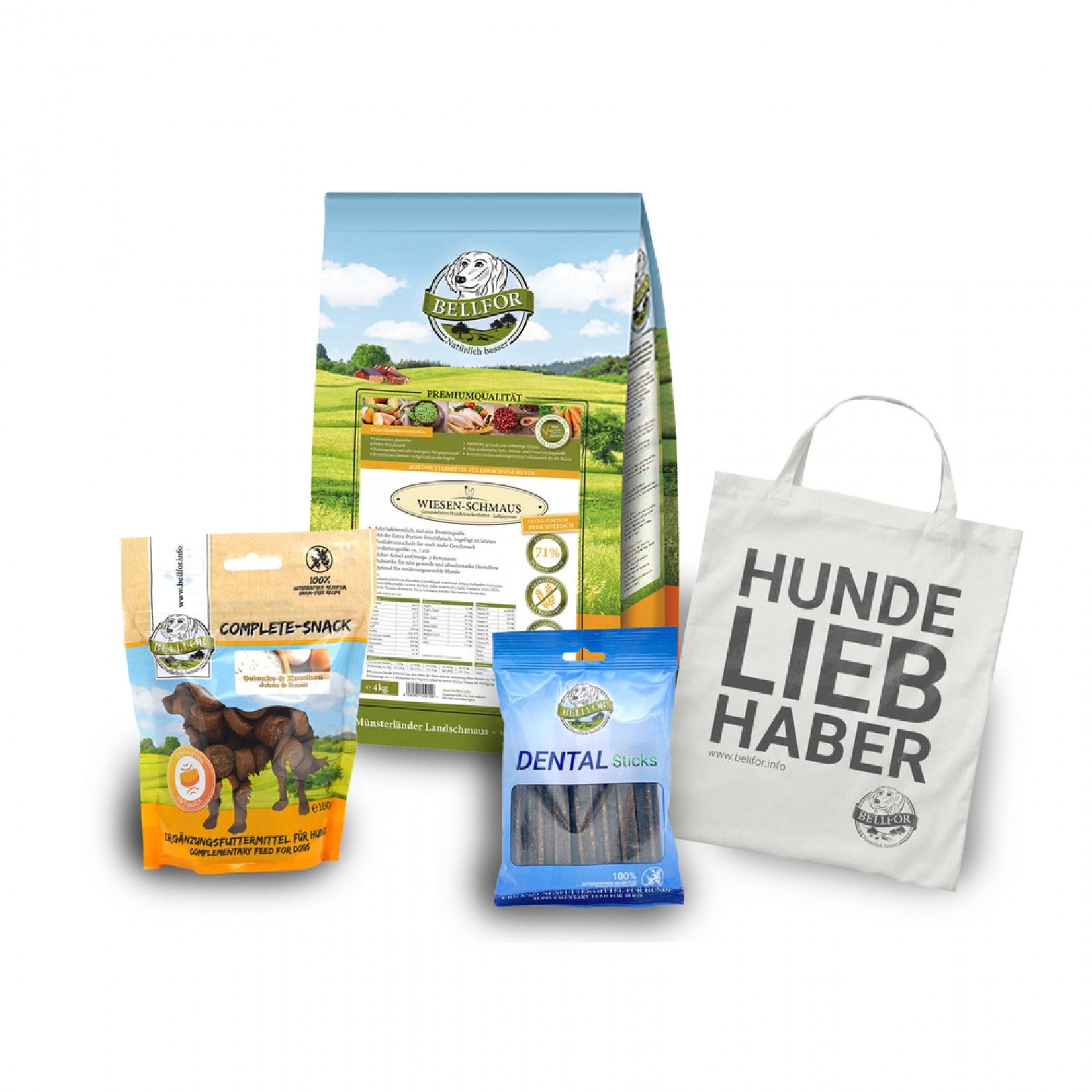 Bellfor Rottweiler Futter Set für Hunde