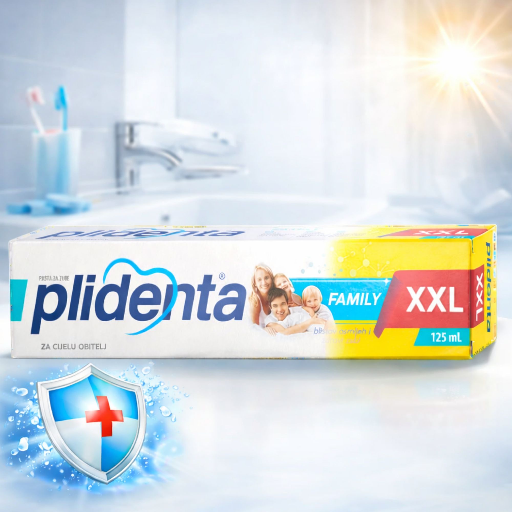 PLIDENTA Family XXL Zahnpasta gegen Karies