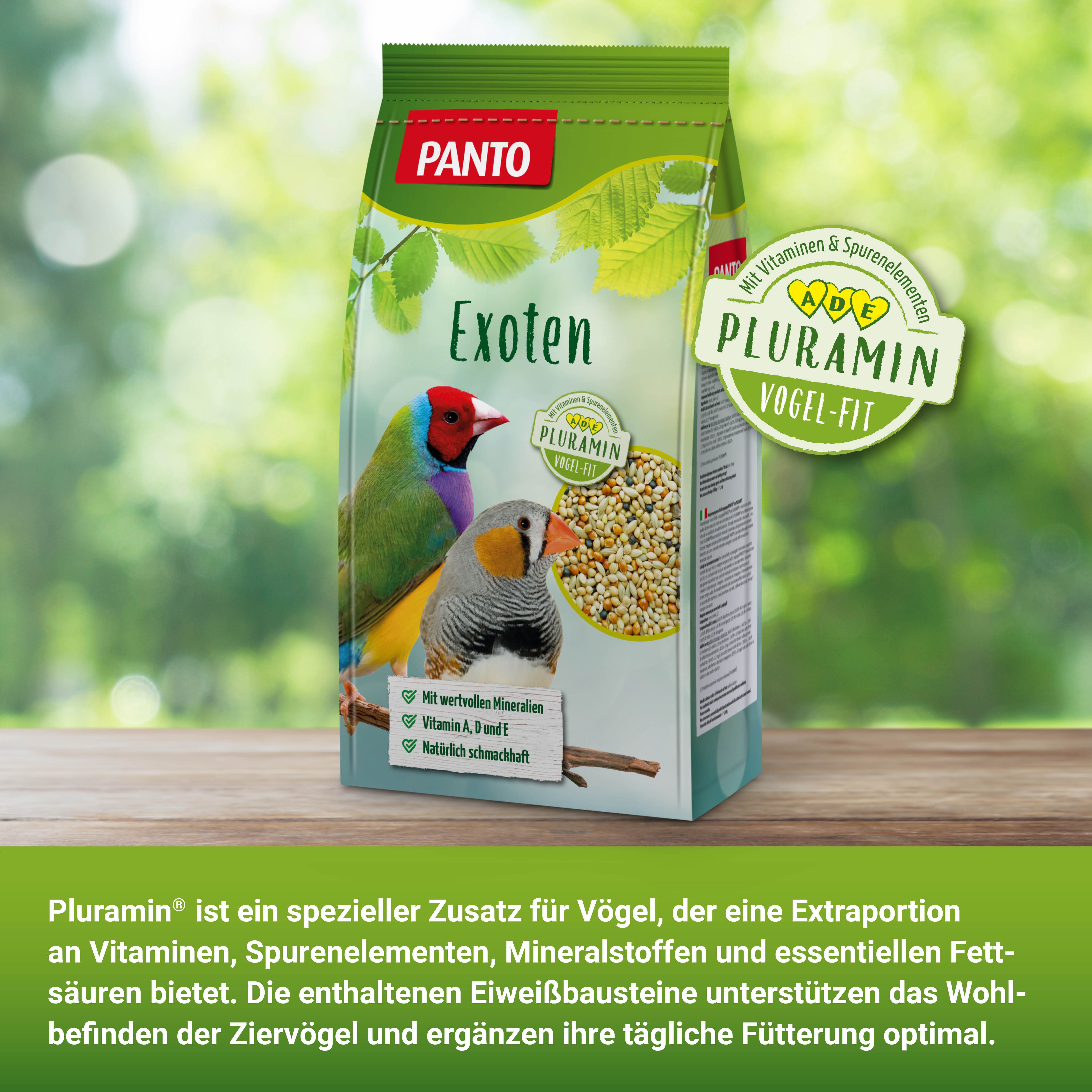 PANTO® Exotenfutter mit Pluramin®