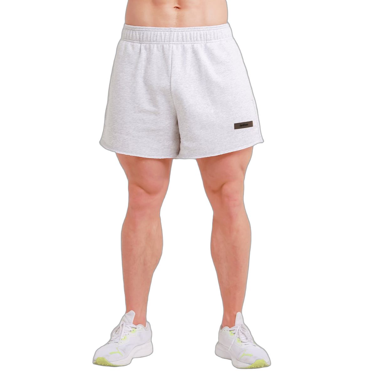 GymBeam Shorts Herren loose mit Kordelzug und Taschen Unity Grau 1 St