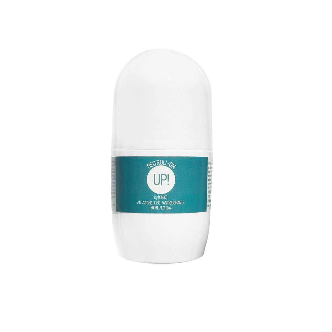 Chiò Skincare, UP! By Chiò, Deodorante Antiodorante Roll on Unisex, Effetto Asciutto, Zero Macchie