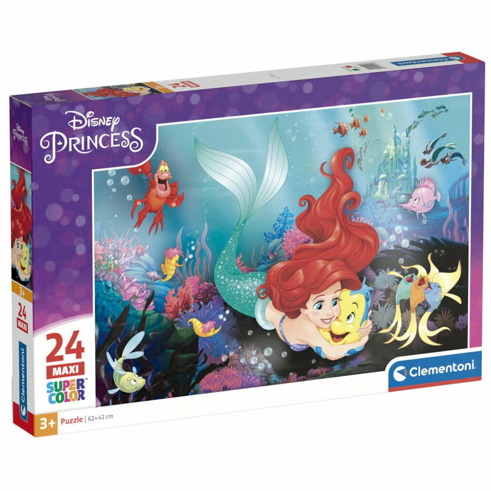 clementoni Puzzle Disney-Prinzessinnen: Die kleine Meerjungfrau maxi