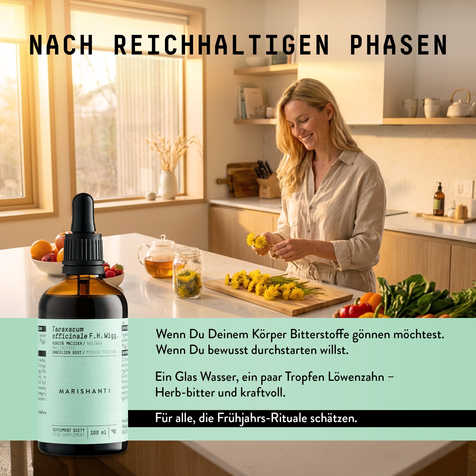 Marishanti Löwenzahnwurzel Extrakt – alkoholfrei