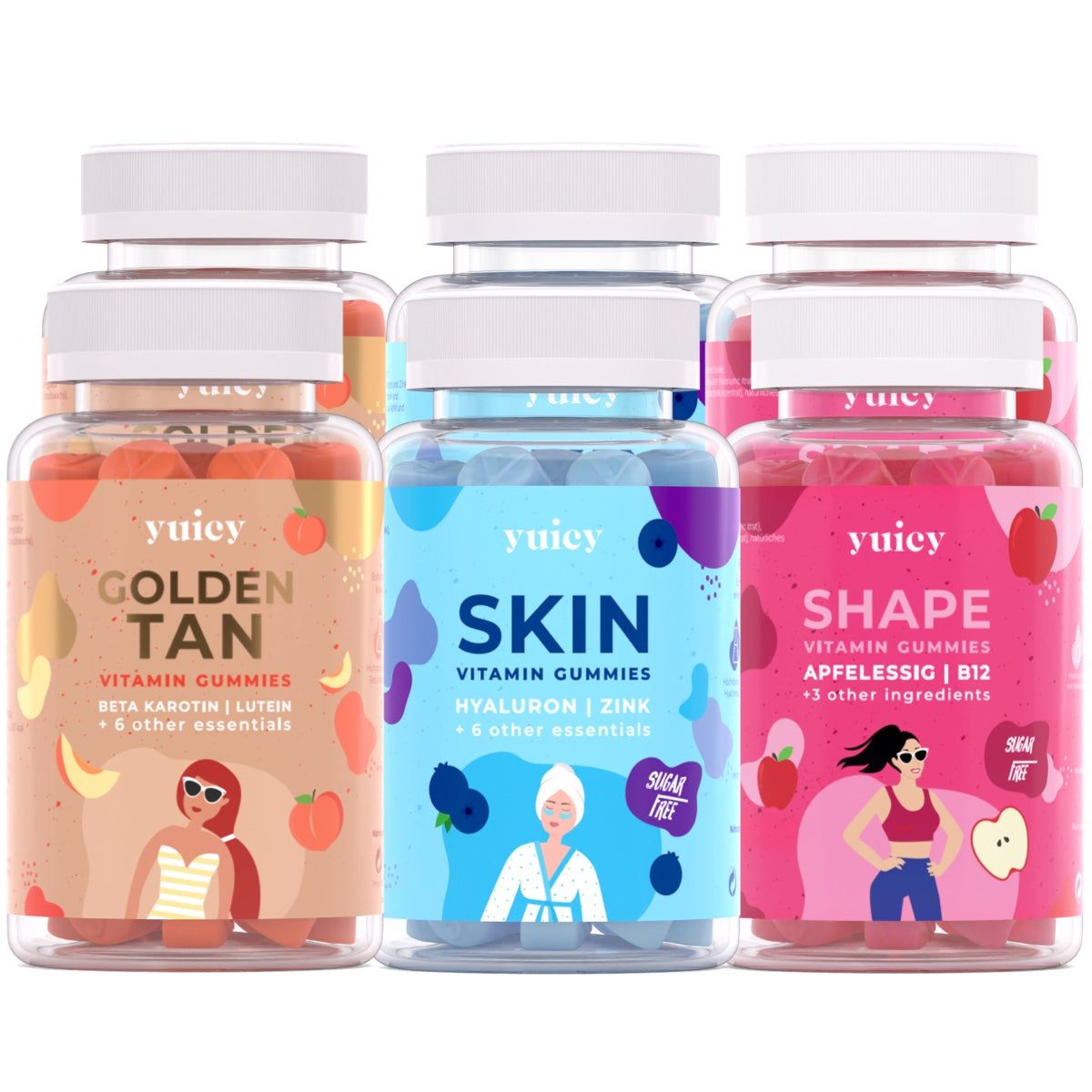 Shape, Skin & Tan Vitamin Gummies Bundle | yuicy®