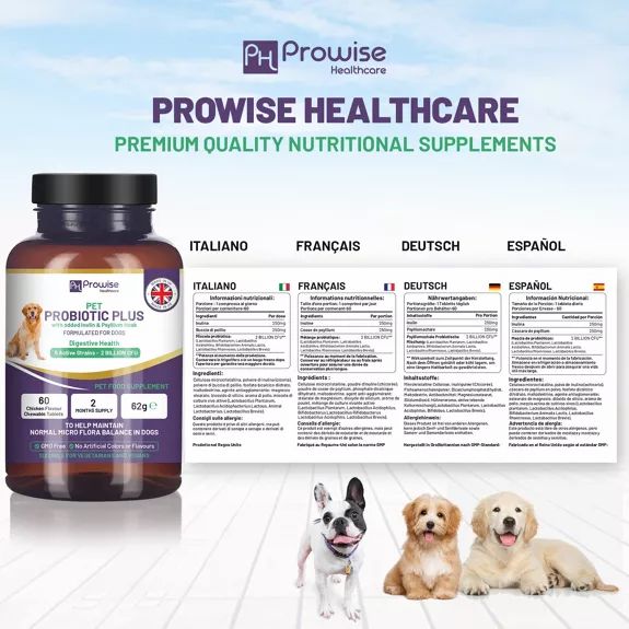 Prowise Healthcare - Pet Probiotic Plus 60 St Kautabletten