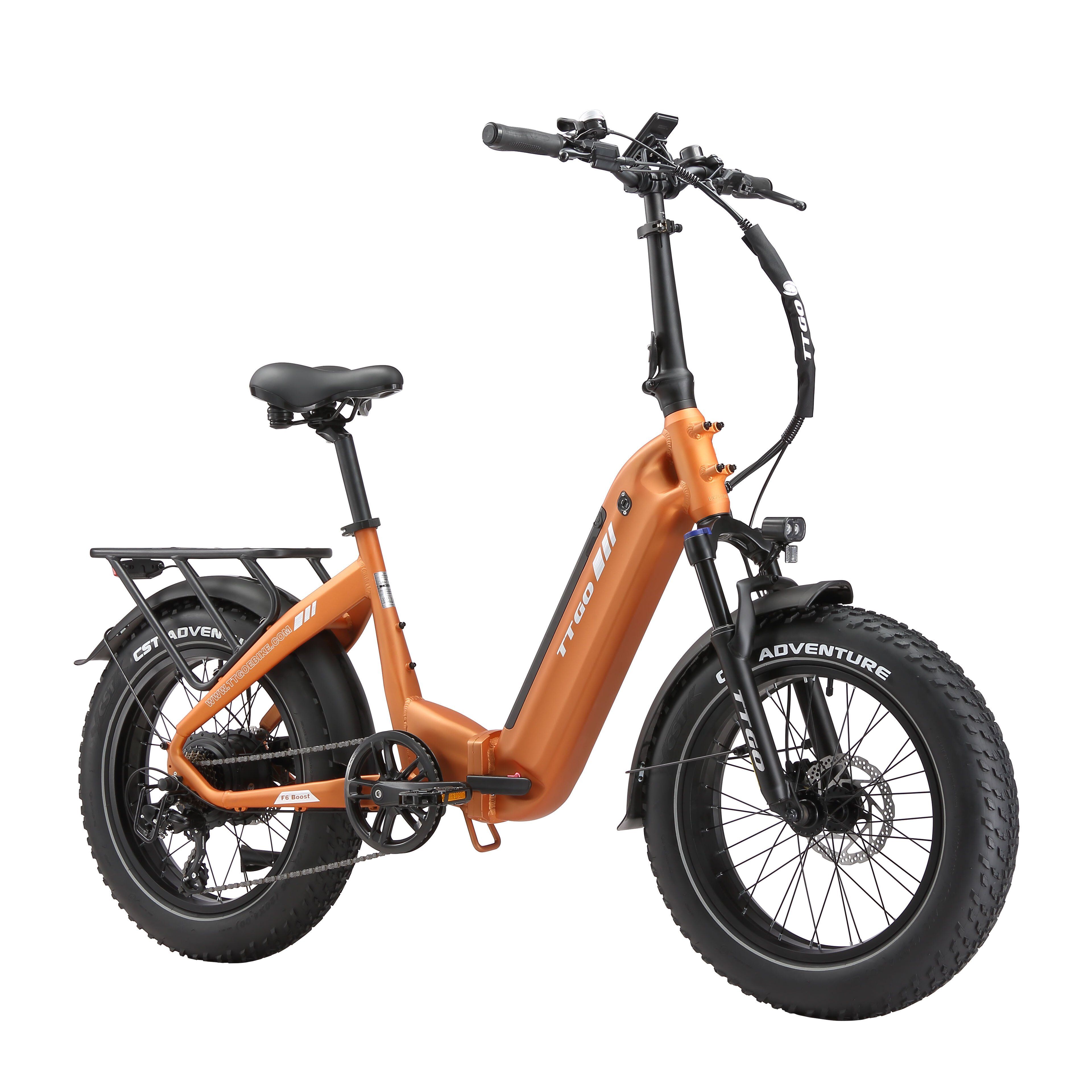 Ttgo F6 Boost Faltbares E-Bike, 48V 18Ah Akku, hydraulische Scheibenbremse 1 St