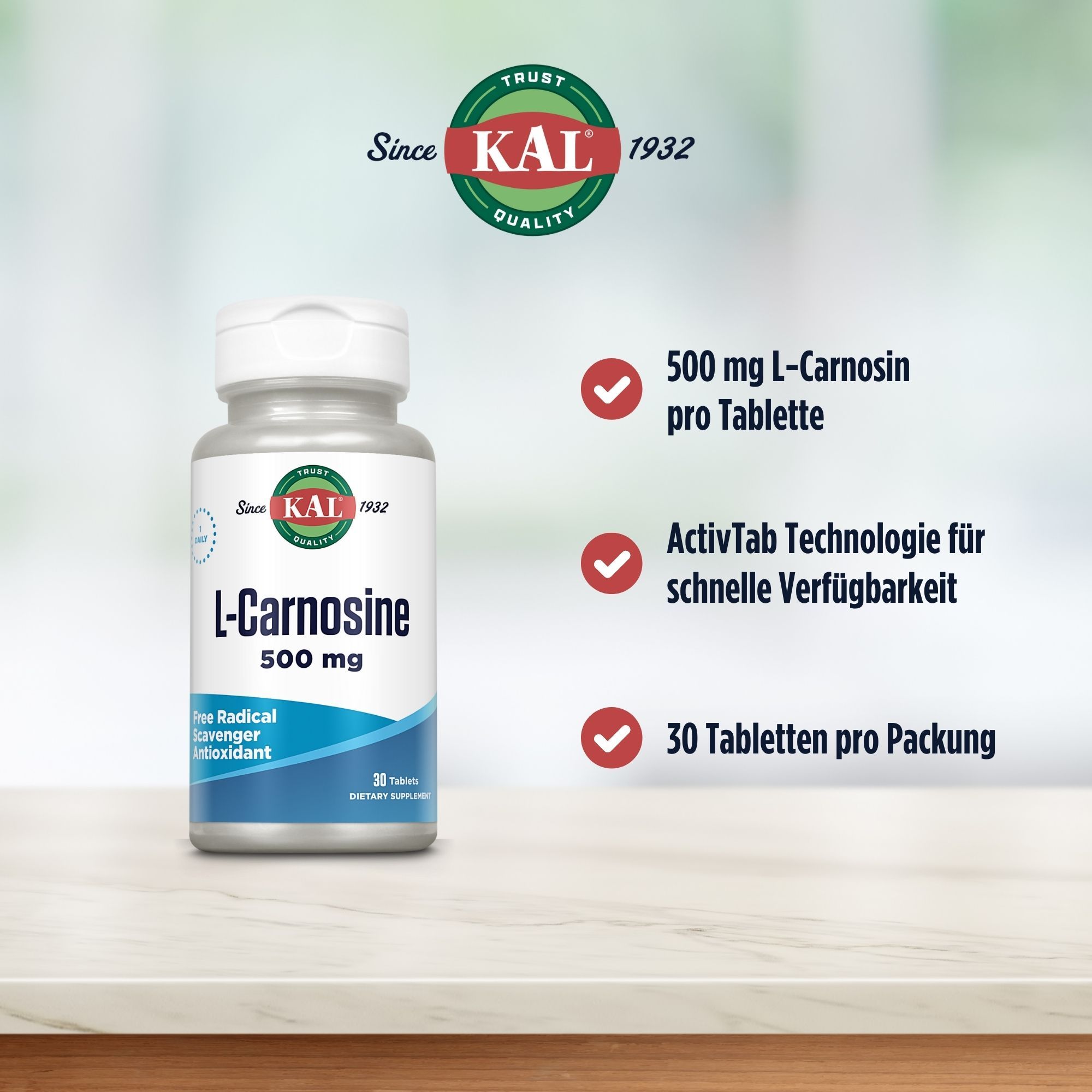 KAL L-Carnosin 500mg