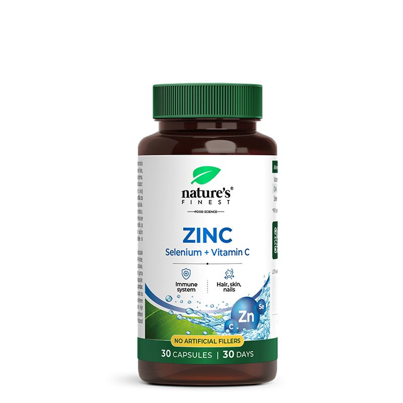 Nature's Finest Zinc + Selenium + Vitamin C – 30 capsules