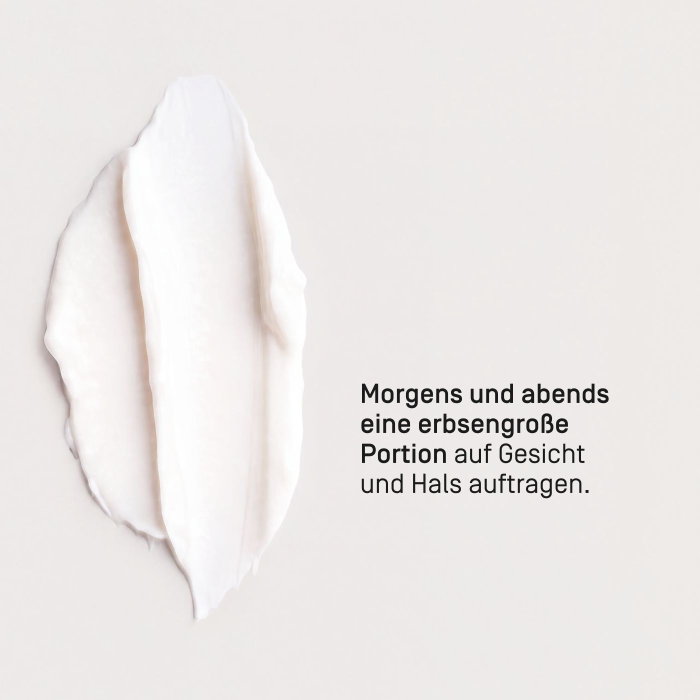 Creme-Textur von Viva Maia Radiating Cream auf hellem Hintergrund.
