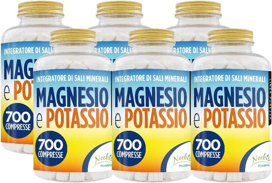 Noebis Pharma Magnesio e Potassio – Citrati – 700 Compresse