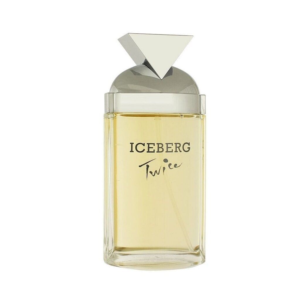 Iceberg Twice Damen Eau de Toilette. Flakon mit silbernem Deckel. Klarer Glasflakon.